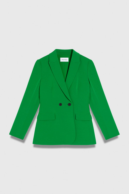 Clever Crepe Knighton Jacket Vibrant Green