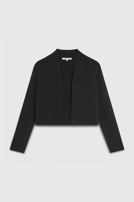 Miri Sculpt Knit Jacket Black