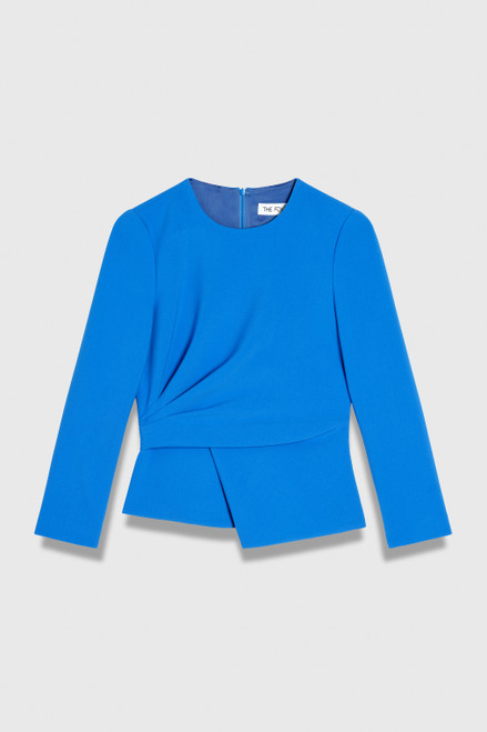 Malone Stretch Tailoring Top Sapphire Blue