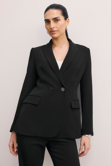 Clever Crepe Knighton Jacket Black