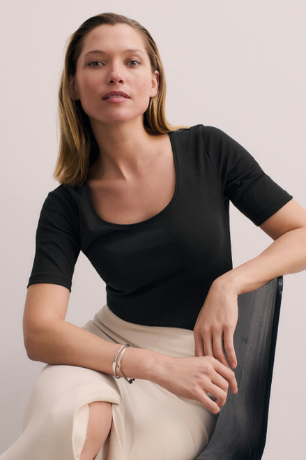 Symi Organic Cotton T-Shirt Black