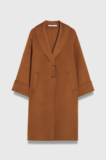 Berkeley Wool Double-Faced Coat Camel