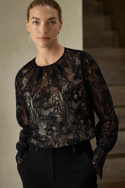 Vaila Lace Top Black