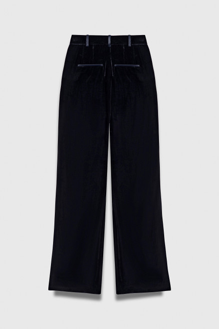 Lexington Velvet Trousers Navy
