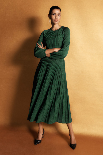Lumia Metallic Knit Dress Dark Emerald Lumia Metallic Knit Dress Dark Emerald