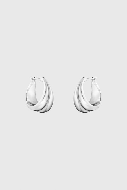 Sterling Silver Curve Earrings