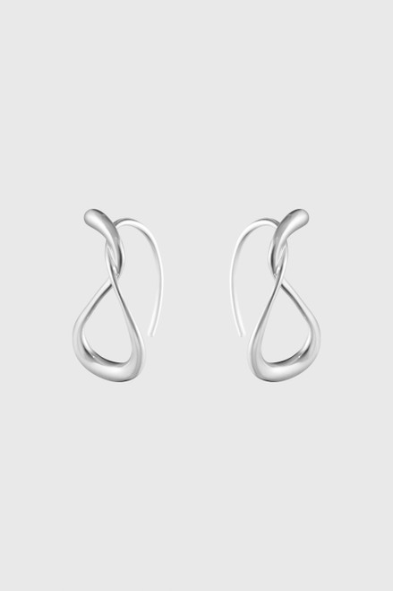 Sterling Silver Mercy Earhoop Earrings