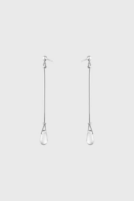 Sterling Silver And Rock Crystal Vivianna Torun Earrings