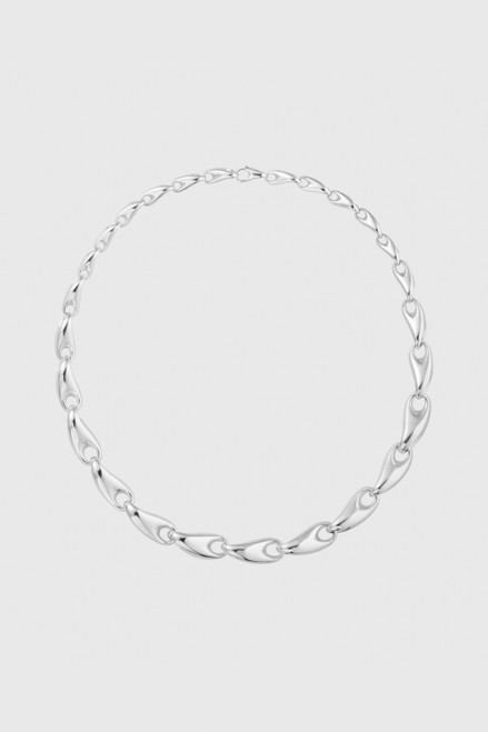 Sterling Silver Reflect Link Necklace