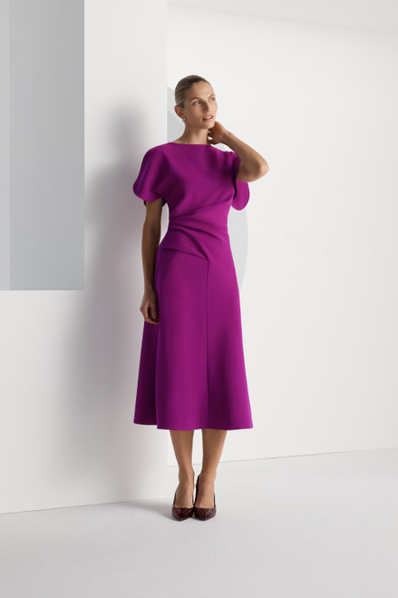 Salerno Crepe Dress Berry