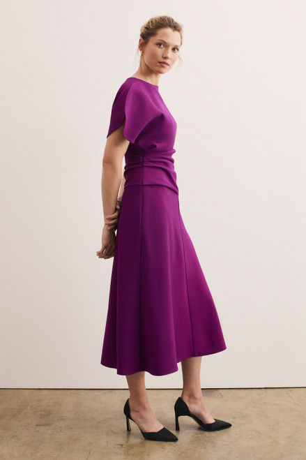 Salerno Crepe Dress Berry