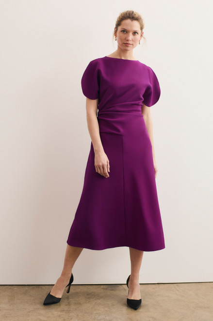 Salerno Crepe Dress Berry