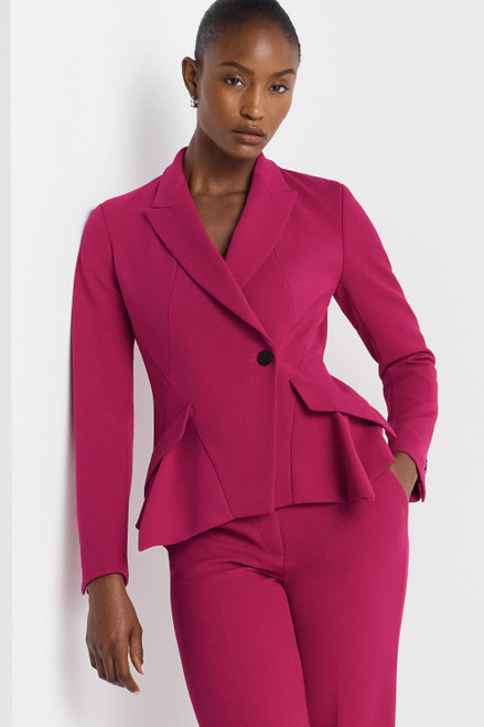 Merida Sculpt Stretch Crepe Jacket Magenta