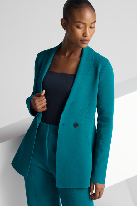 Sculpt Knit Somerton Jacket Kingfisher Blue