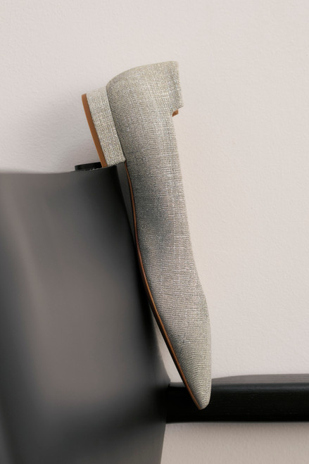 Nerano Metallic Flats 25 Silver