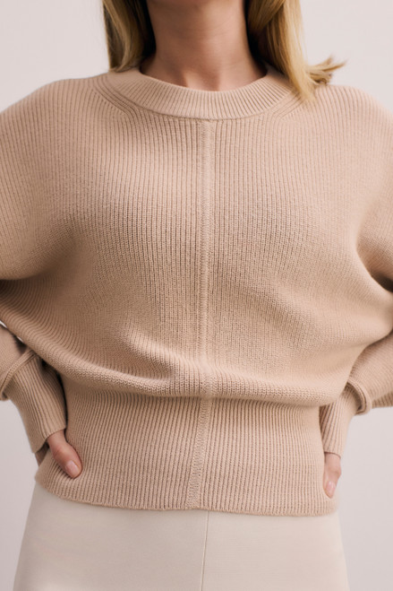 Rieti Cotton Silk Blend Sweater Oat
