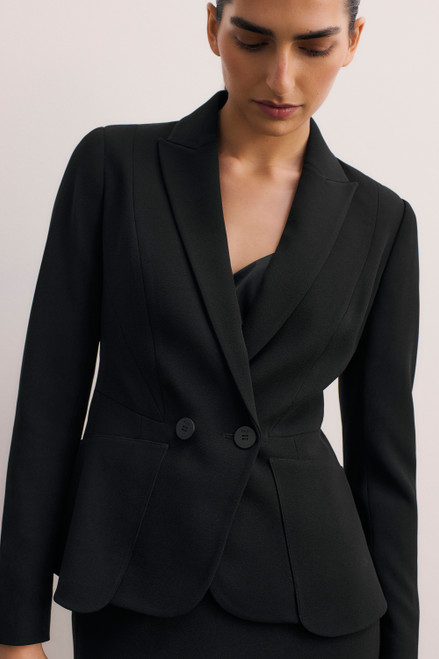 Clever Crepe Caselle Jacket Black