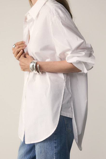 Claudia Cotton Shirt White