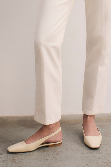 Limone Patent Leather Flats 15 Porcelain