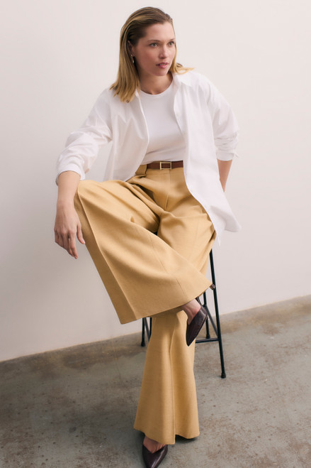 Tropea Reversible Leather Belt Ivory And Tan