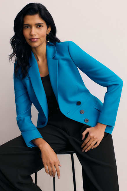 All Year Wool Belmont Jacket Turquoise