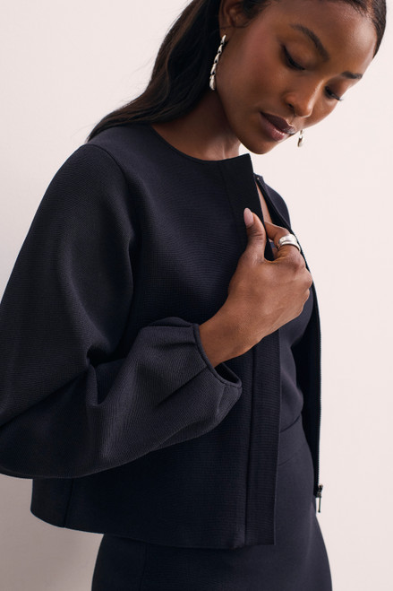 Sculpt Knit Candelo Jacket Navy