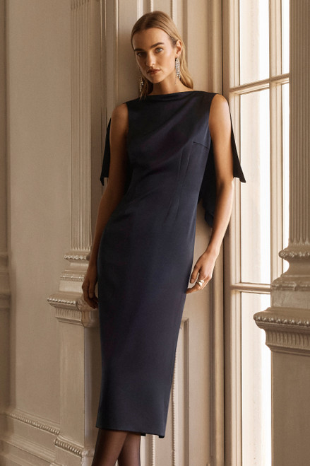 Aulla Crepe Dress Navy
