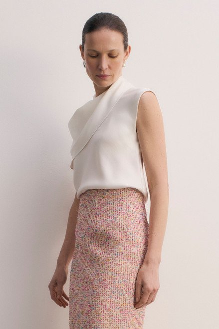 Ocana Satin Blouse Ivory