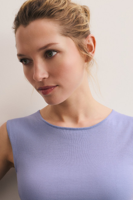 Lorva Cotton Top Pale Blue