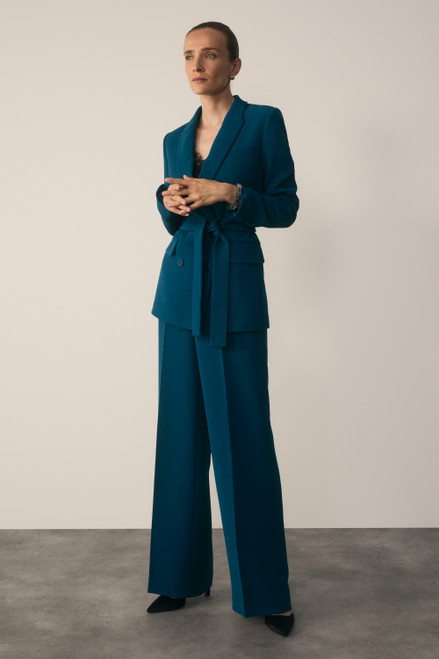 Clever Crepe Doppio Almeida Jacket Dark Teal