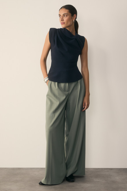 Sculpt Knit Terranto Top Navy