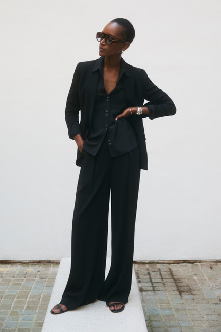 Corso Silk Shirt Black