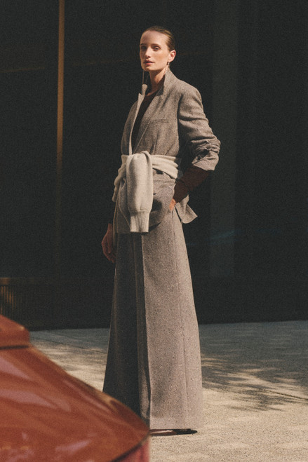 Arezzo Fleck Wool Blend Trousers Chestnut