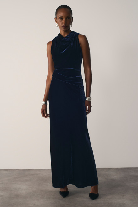 Matera Velvet Gown Navy