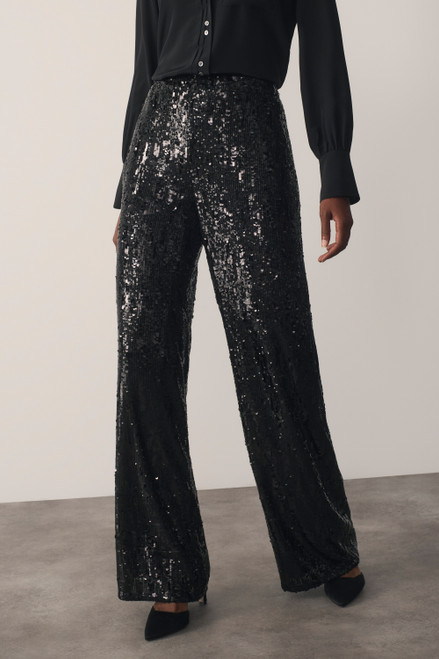 Arezzo Sequin Trousers Black