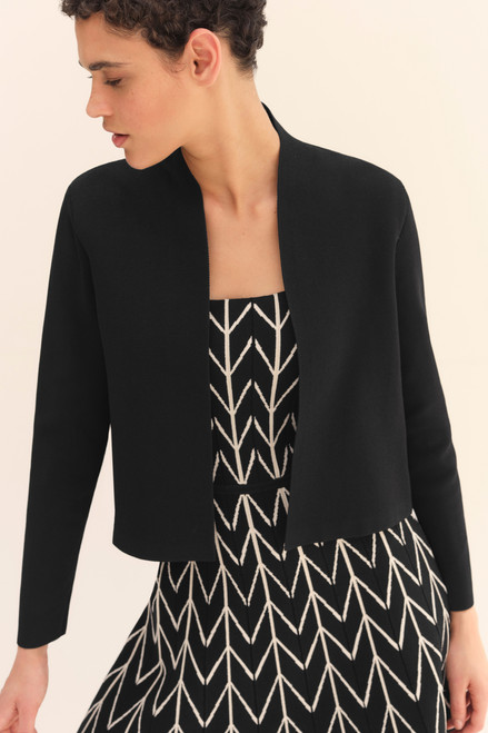 Caccini Knitted Jacket Black