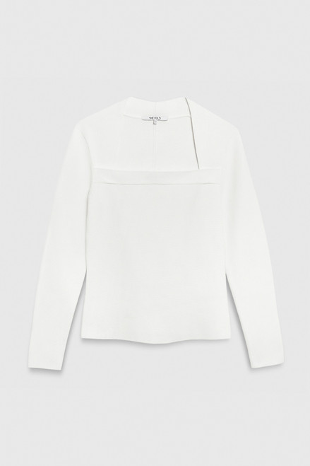 Sculpt Knit Carlisle Top Ivory