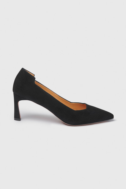 Savona 65 Heel Black Suede