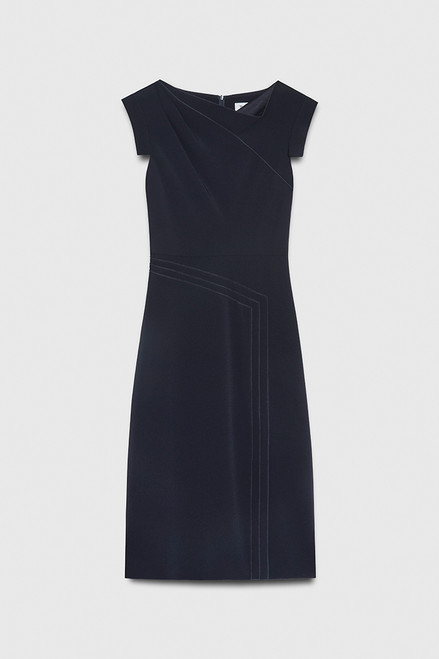 Clever Crepe Elland Dress Navy