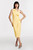 Alvely Dress Meadow Yellow Sculpt Stretch Crepe