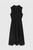 Sibiola Sleeveless Shirt Dress Black Broderie Cotton