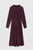 Aldbury Midi Dress Plum And Navy Silk