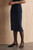Clever Crepe Pencil Skirt Navy Clever Crepe Pencil Skirt Navy