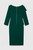 Palmerston Dress Jewel Green Sculpt Stretch Crepe