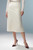 Ciano Skirt Ivory Boiled Wool