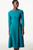 Maida Vale Dress Lagoon Blue Sculpt Stretch Crepe