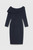 Palmerston Dress Navy Sculpt Stretch Crepe