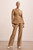 365 Pure Wool Alzira Straight Flared Trousers Camel