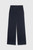 Clever Crepe Wide-Leg Trousers Navy