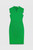 Amberley Dress Vivid Green Stretch Crepe